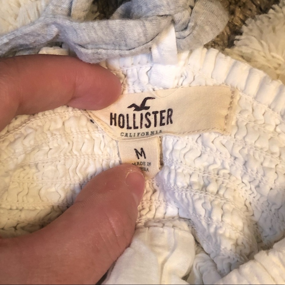 Hollister White Patterned Halter Top - Picture 8 of 9